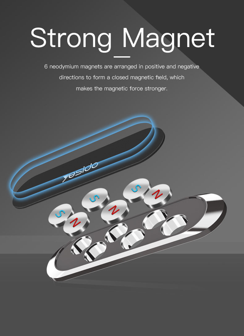 Magnetic Phone Holder – Universal Hands-Free Car Mount